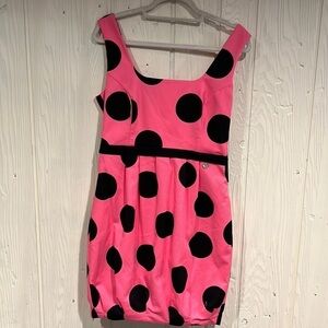 Mangano Jacquard Bubble Dress Made in Italy 44 EU